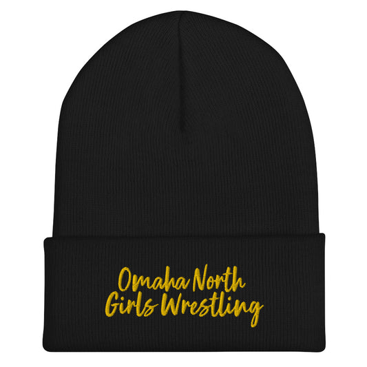 Girls Wrestling Cuffed Beanie