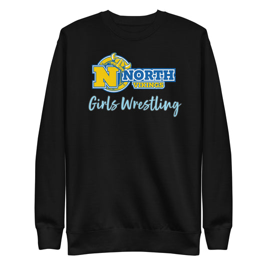 Girls Wrestling Premium Sweatshirt