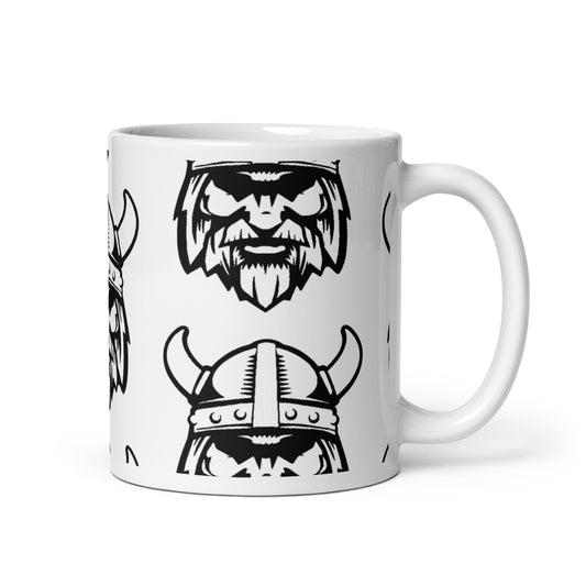 Mug - Black & White Viking